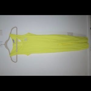 So Real lime green summer beach wear jumpsuit